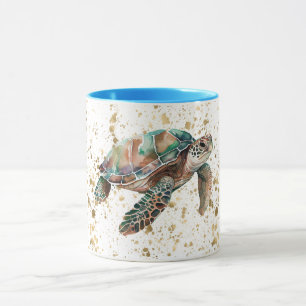 Mug Tortue de mer Gold Dream