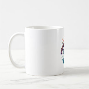 Mug Tortue de mer hawaïenne Tie-Dye Vacances à Hawaï P