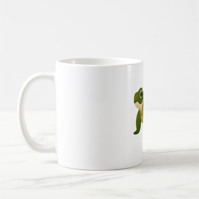 Mug Tortue de mer heureuse Une éclaboussure joyeuse d' (Gauche)