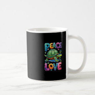 Mug Tortue de mer mignonne Paix Amour Tortues Plage Ét