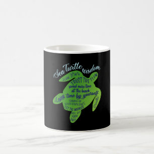 Mug Tortue de mer Océan Animal Vie marine Idée cadeau