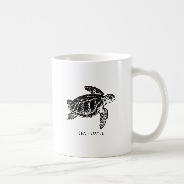 Mug Tortue de mer (Ridley de Kemp) (Droite)