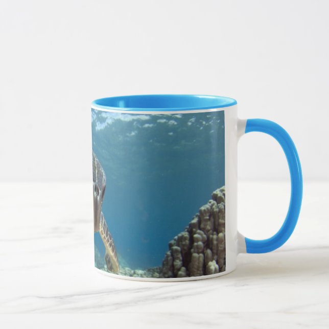 Mug Tortue de mer verte hawaïenne (Droite)