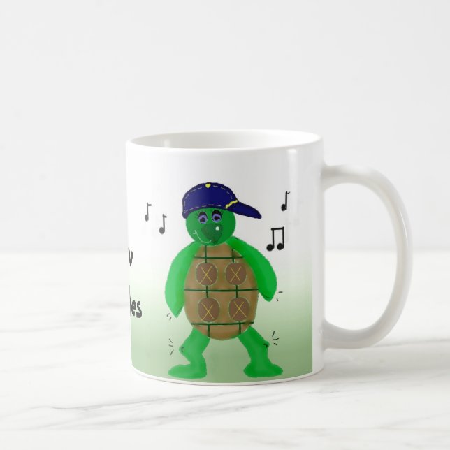 Mug Tortue Debout Drôle (Droite)