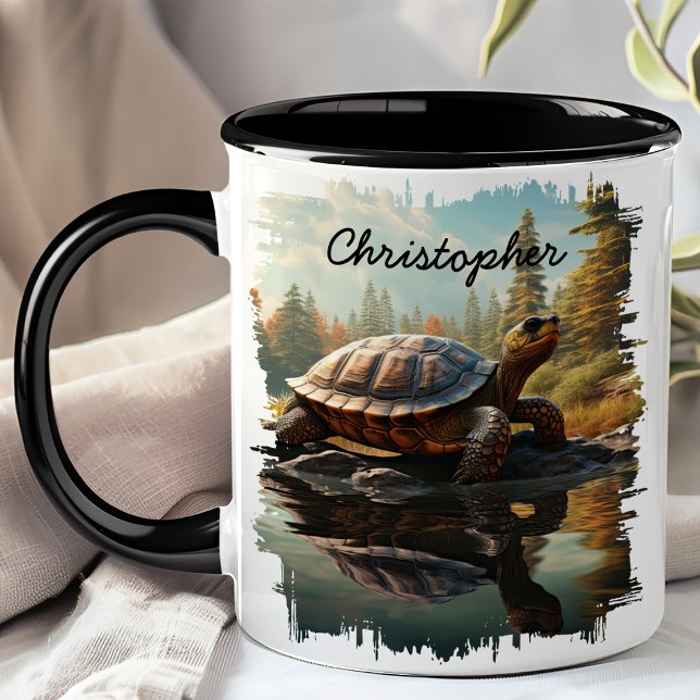 Mug Tortue par réflexion de Forest Lake (Créateur téléchargé)