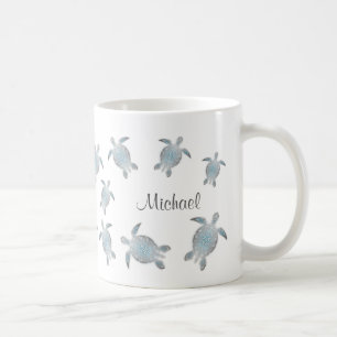 Mug Tortues de Mer Monogramme