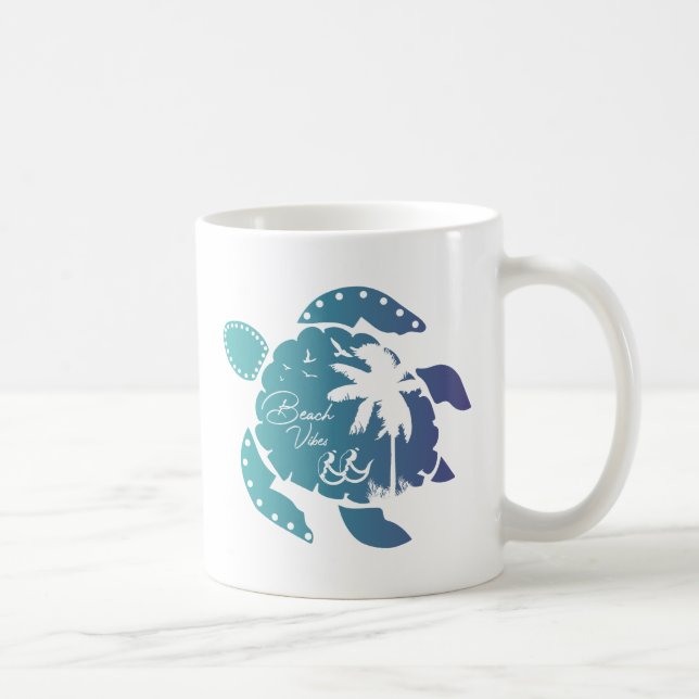 Mug Tortues de mer nichant (Droite)