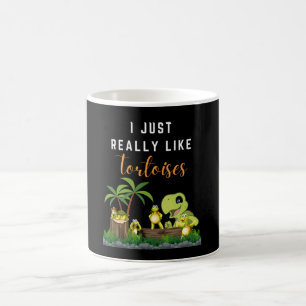 Mug Tortues de mer Tortues J'Aime Vraiment Les Tortues
