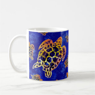 Mug Tortues marines Batik Art Africain