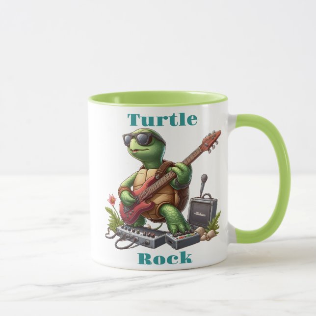 Mug Tortues super Riff électrique (Droite)