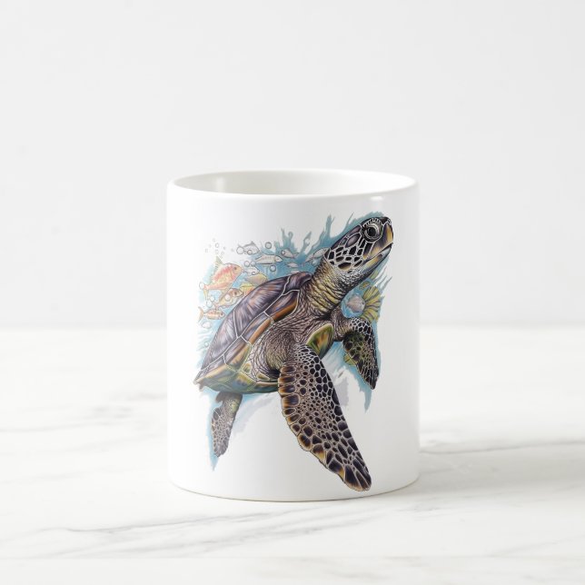 Mug Tortuga de mar multicolor (Centre)