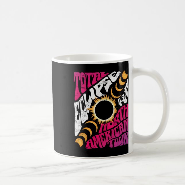 Mug Total Eclipse 2024 Retro Super Nord-Américain Tou (Droite)