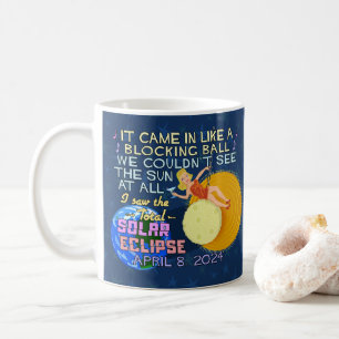 Mug Total Éclipse Solaire Avril 8 2024 Amusant América