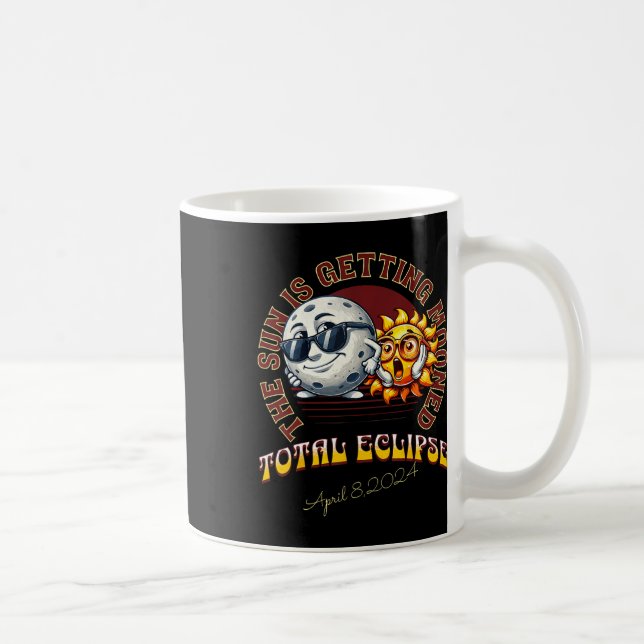 Mug Total Solaire Eclipse Chase 2024 Le Soleil Obtient (Droite)