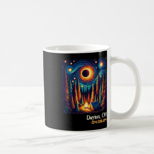 Mug Total Solaire Eclipse Dayton Ohio (Droite)