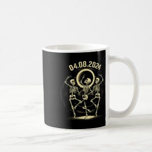 Mug Total Solaire Eclipse Drôle Skeletons Danse Avril