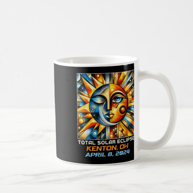 Mug Total Solaire Eclipse Kenton Ohio (Droite)
