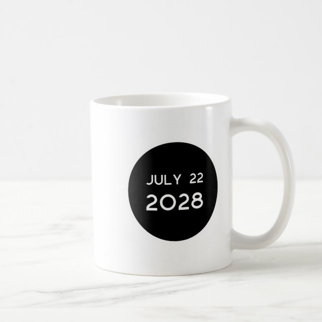 Mug Total Solar Eclipse 2028 New Zealand _1  (Droite)