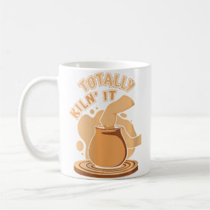 Mug Totalement Four Il Poterie Pro Roue Passionné Poti