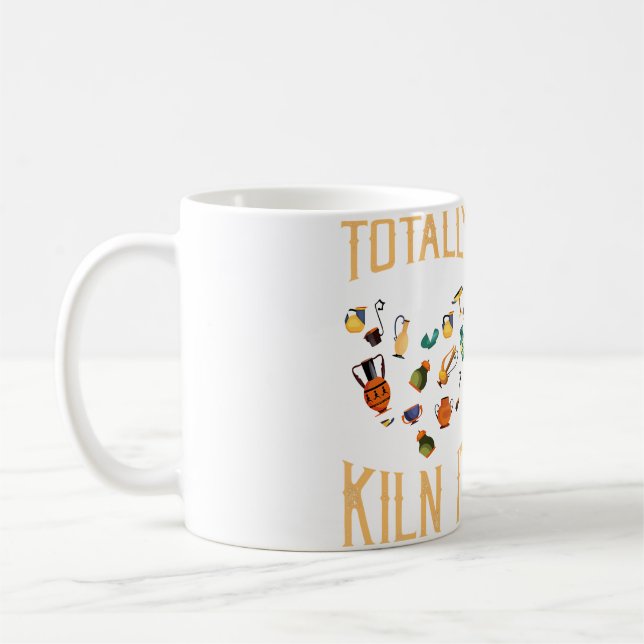 Mug Totalement Fourneaux Ça Artiste De Poterie Amateur (Gauche)