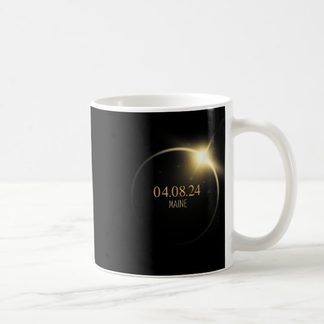 Mug Totalité Éclipse solaire 2024 4.08.24 Accessoires (Droite)