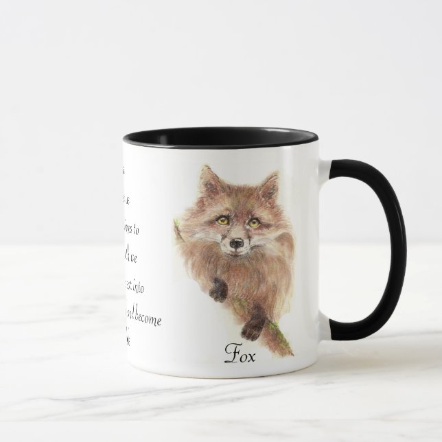 Mug Totem animal, Spiritualité, Inspiration Encouragem (Droite)