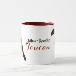Mug Toucan à gorge jaune vintage
