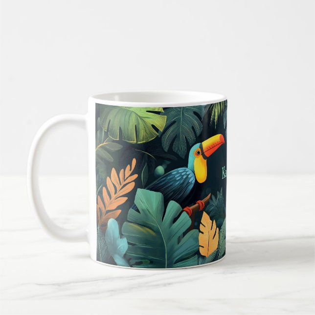 Mug Toucan Paradise : Conception personnalisable (Gauche)