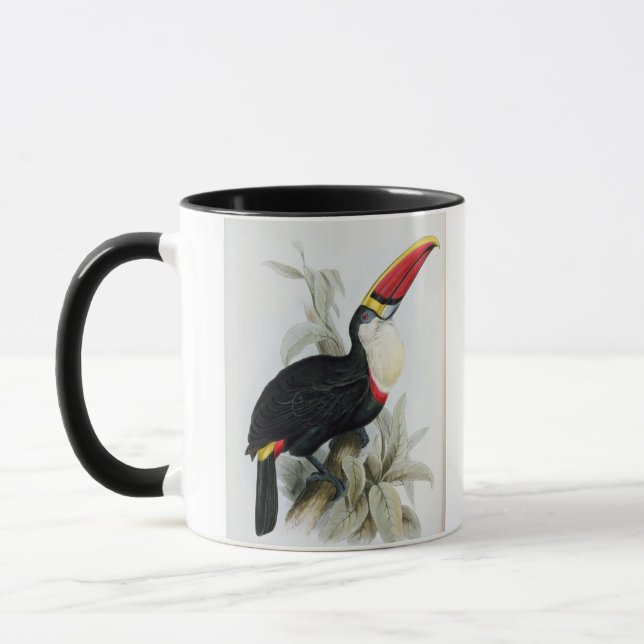 Mug Toucan Rouge-Affiché, 'd'une monographie du Rampha (Gauche)