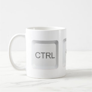 Mug Touche de clavier d'ordinateur CTRL ALT DEL de Sli