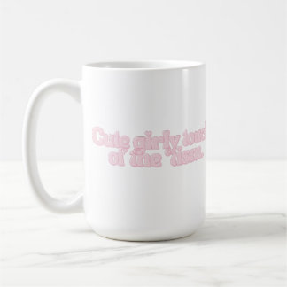 Mug Toucher Féminin Mignon du ’Tisme, une Esthétique D