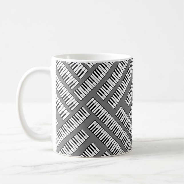 Mug Touches de piano (Gauche)