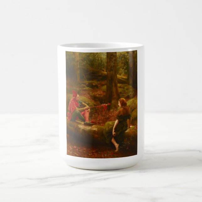 Mug Touchstone et Audrey (dans la forêt d'Arden) (Centre)