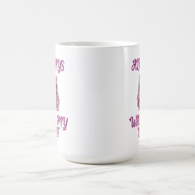 Mug Toujours avec mon chat Design amateur de félins dé (Centre)