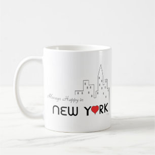 Mug Toujours heureux à New York