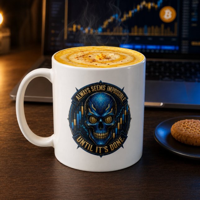 Mug Toujours Impossible Jusqu'à Ce Que Ce Soit Fait Bi (Créateur téléchargé)