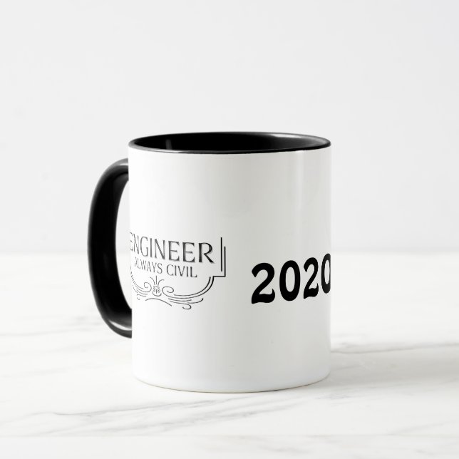 Mug Toujours ingénieur civil (Devant gauche)