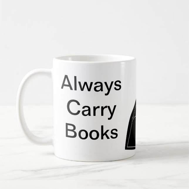 Mug Toujours porter des livres (Gauche)