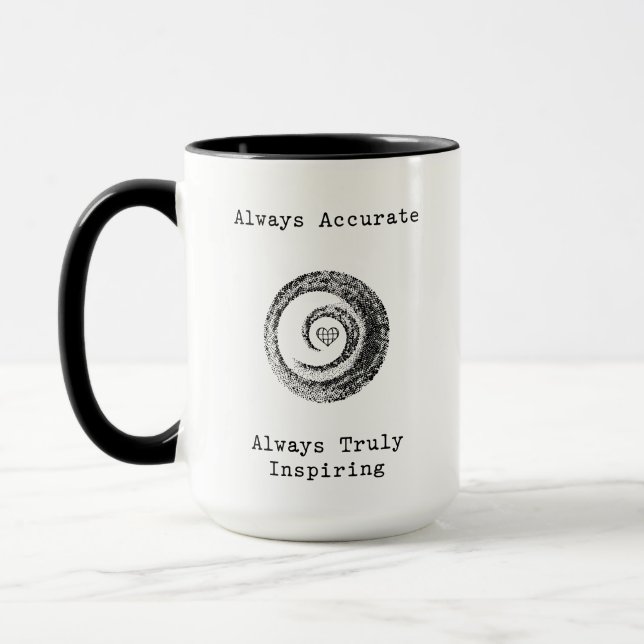 Mug Toujours précis, toujours véritablement inspirant  (Gauche)