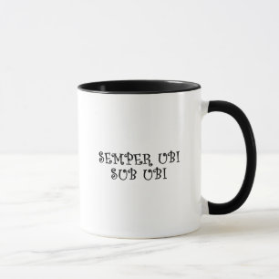 Mug Toujours sous-vêtements d'usage (latins)