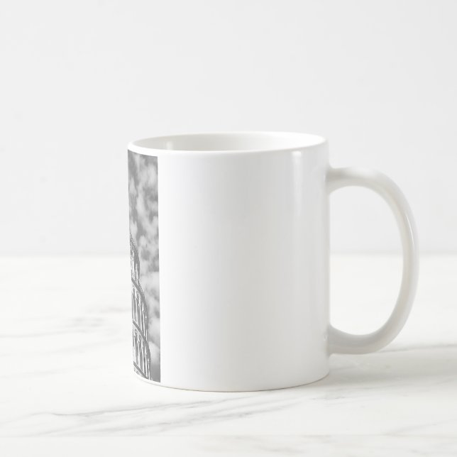 Mug Tour blanche noire de Pise Italie (Droite)