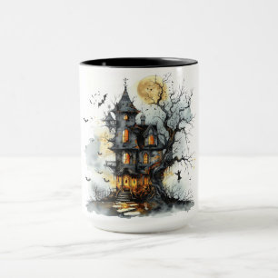 Mug Tour de guet creux - Lever de lune sur le fil de l