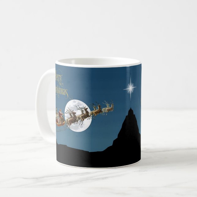 Mug Tour de Sleigh de Père Noël (Devant gauche)