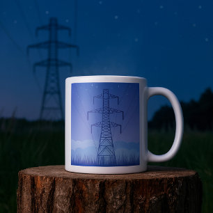 Mug Tour de transmission de l'énergie électrique au ci