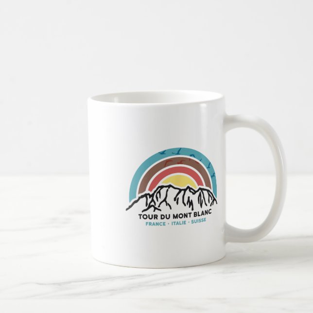 Mug Tour Du Mont Blanc Achèvement Chamonix France Rand (Droite)