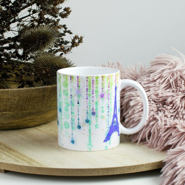 Mug Tour Eiffel Bleue et Etoiles (Créateur téléchargé)