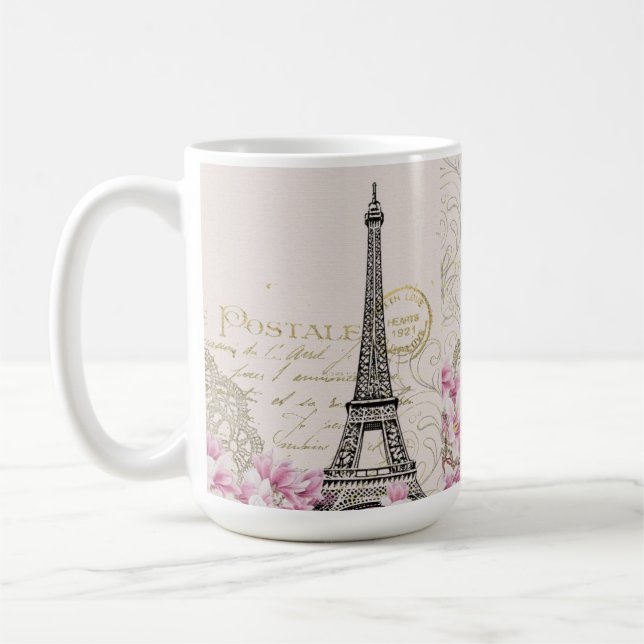 Mug Tour Eiffel Meilleure Destination de Mariage Paris (Gauche)