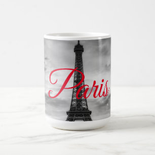 Mug Tour Eiffel Noir Blanc Paris Voyage en Europe