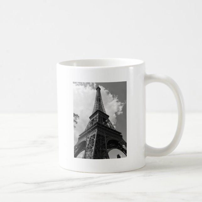 Mug Tour Eiffel noir et blanc à Paris (Droite)