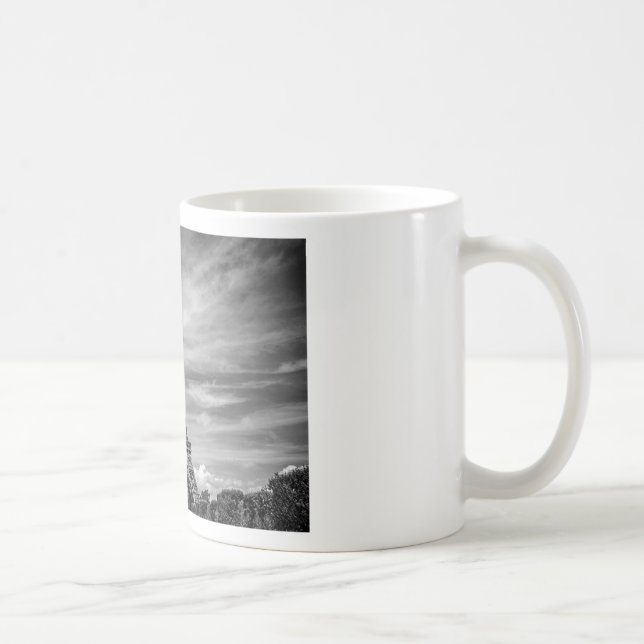Mug Tour Eiffel noir et blanc Paris France (Droite)
